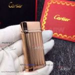 ARW 1:1 Perfect Replica 2019 New Style Cartier Classic Fusion Rose Gold Lighter Cartier Rose Gold Stripe Jet Lighter